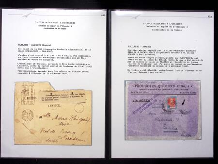 UNFALLPOST : Sammlung 10 Belege zwichen 1925 und 1944,