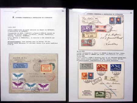 AUSLANDSBRIEFE : Sammlung 18 Belege zwichen 1923 und