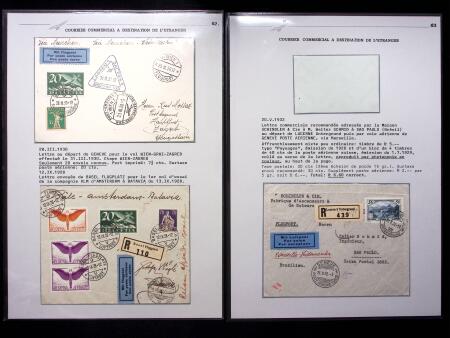 AUSLANDSBRIEFE : Sammlung 18 Belege zwichen 1923 und