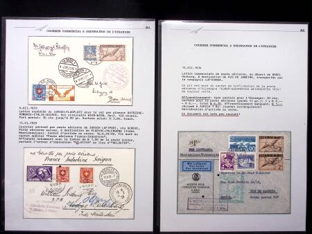 AUSLANDSBRIEFE : Sammlung 18 Belege zwichen 1923 und