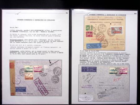AUSLANDSBRIEFE : Sammlung 18 Belege zwichen 1923 und