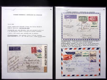 AUSLANDSBRIEFE : Sammlung 18 Belege zwichen 1923 und