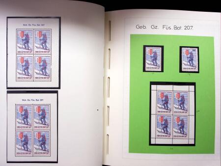 GRENZTRUPPEN: Reichhaltige Partie in Leuchturm Album,