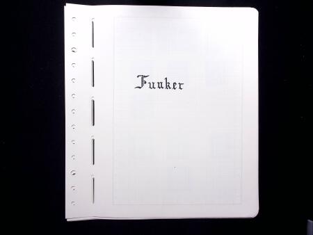 FUNKERTRUPPEN: Partie auf Ausstellungsblättern, mit