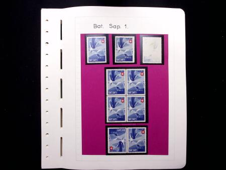 1939-45, Timbres militaires : SAPEURS : Lot monté sur 38 pages,