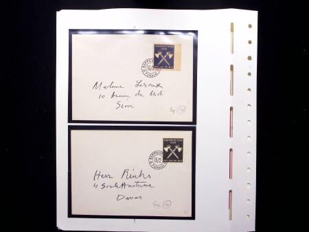 1939-45, Timbres militaires : SAPEURS : Lot monté sur 38 pages,
