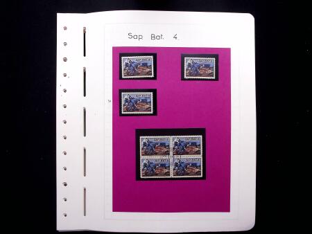 1939-45, Timbres militaires : SAPEURS : Lot monté sur 38 pages,