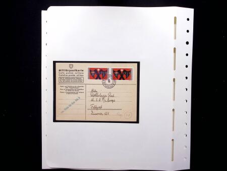 1939-45, Timbres militaires : SAPEURS : Lot monté sur 38 pages,
