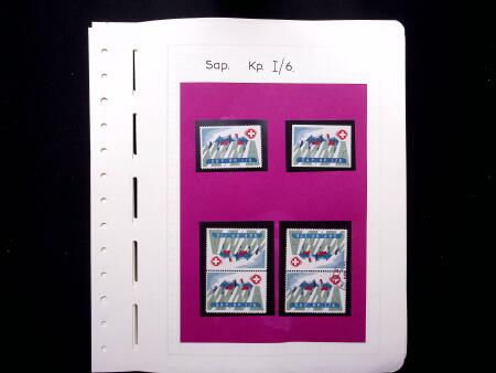 1939-45, Timbres militaires : SAPEURS : Lot monté sur 38 pages,