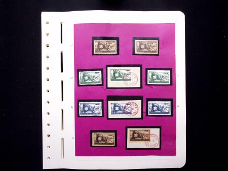 1939-45, Timbres militaires : SAPEURS : Lot monté sur 38 pages,