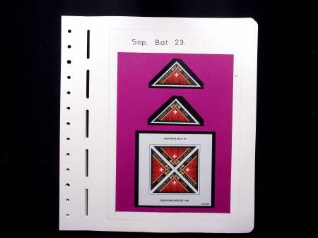 1939-45, Timbres militaires : SAPEURS : Lot monté sur 38 pages,
