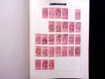 ABSTEMPELUNGEN : Kl. Sammlung in Album mit ca600 Marken