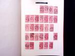 ABSTEMPELUNGEN : Kl. Sammlung in Album mit ca600 Marken