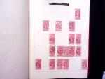 ABSTEMPELUNGEN : Kl. Sammlung in Album mit ca600 Marken