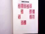 ABSTEMPELUNGEN : Kl. Sammlung in Album mit ca600 Marken