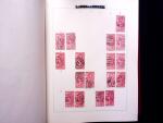 ABSTEMPELUNGEN : Kl. Sammlung in Album mit ca600 Marken