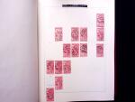 ABSTEMPELUNGEN : Kl. Sammlung in Album mit ca600 Marken