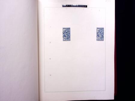 ABSTEMPELUNGEN : Kl. Sammlung in Album mit ca600 Marken