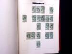 ABSTEMPELUNGEN : Kl. Sammlung in Album mit ca600 Marken