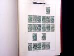 ABSTEMPELUNGEN : Kl. Sammlung in Album mit ca600 Marken