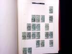 ABSTEMPELUNGEN : Kl. Sammlung in Album mit ca600 Marken