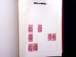 ABSTEMPELUNGEN : Kl. Sammlung in Album mit ca600 Marken