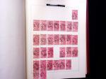ABSTEMPELUNGEN : Kl. Sammlung in Album mit ca600 Marken