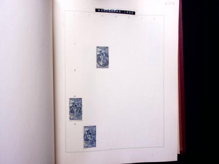 ABSTEMPELUNGEN : Kl. Sammlung in Album mit ca600 Marken