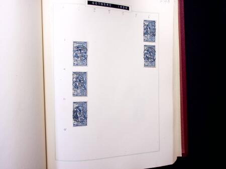 ABSTEMPELUNGEN : Kl. Sammlung in Album mit ca600 Marken