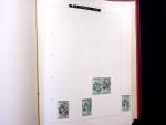 ABSTEMPELUNGEN : Kl. Sammlung in Album mit ca600 Marken