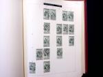 ABSTEMPELUNGEN : Kl. Sammlung in Album mit ca600 Marken