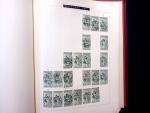 ABSTEMPELUNGEN : Kl. Sammlung in Album mit ca600 Marken