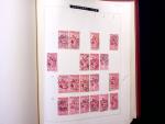 ABSTEMPELUNGEN : Kl. Sammlung in Album mit ca600 Marken