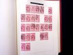 ABSTEMPELUNGEN : Kl. Sammlung in Album mit ca600 Marken