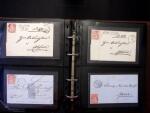 1850-62, Kl. Nachlass in zwei Alben, Rayon und Sitzende