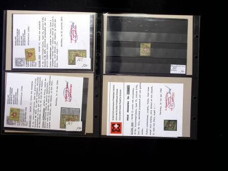 1843-1941, Kl. Sammlung mit meistens klassischen Marken,