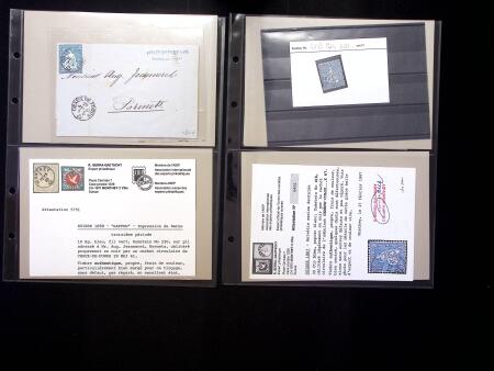 1843-1941, Kl. Sammlung mit meistens klassischen Marken,