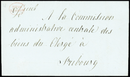 1850 (9. Sept.) - Lentigny nach Fribourg - Faltbrief
