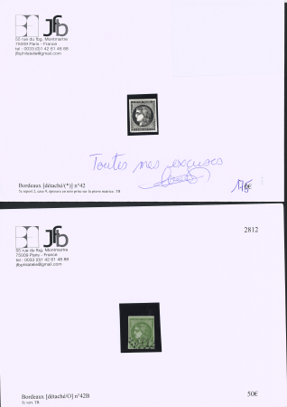 Jolie sélection d'épreuves prises sur la pierre matrice