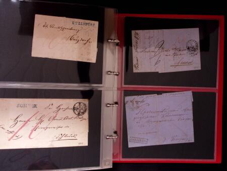 DEUTSCHSCHWEIZ und TESSIN, 1810-75 : Partie mit 653