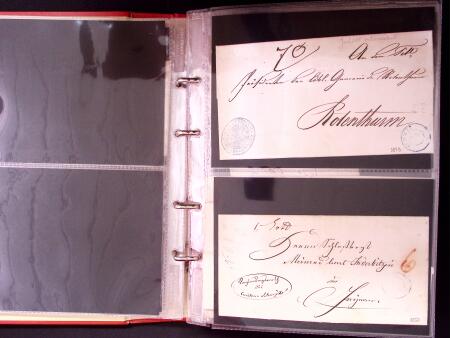 DEUTSCHSCHWEIZ und TESSIN, 1810-75 : Partie mit 653
