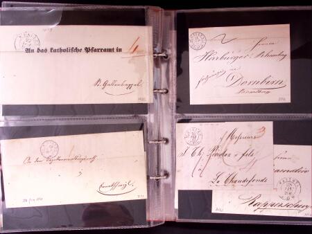 DEUTSCHSCHWEIZ und TESSIN, 1810-75 : Partie mit 653
