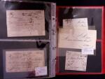 WESTSCHWEIZ, 1678-1875 : Partie mit 828 Belegen in