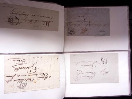WESTSCHWEIZ, 1678-1875 : Partie mit 828 Belegen in