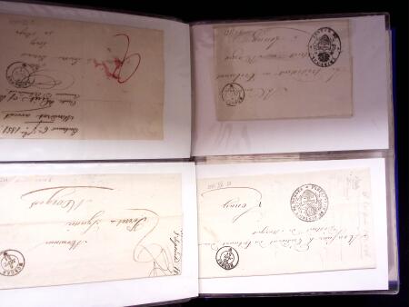 WESTSCHWEIZ, 1678-1875 : Partie mit 828 Belegen in
