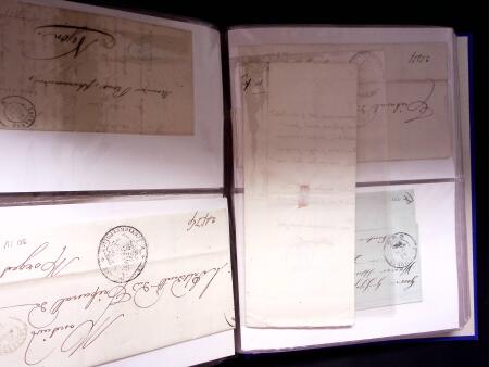 WESTSCHWEIZ, 1678-1875 : Partie mit 828 Belegen in