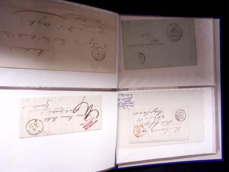 WESTSCHWEIZ, 1678-1875 : Partie mit 828 Belegen in