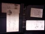 WESTSCHWEIZ, 1678-1875 : Partie mit 828 Belegen in