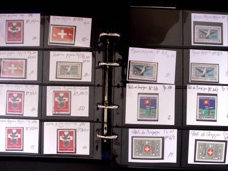 1939-45, Kleine Bestand in zwei Steckbüchern mit viele
