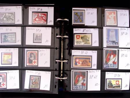 1939-45, Kleine Bestand in zwei Steckbüchern mit viele